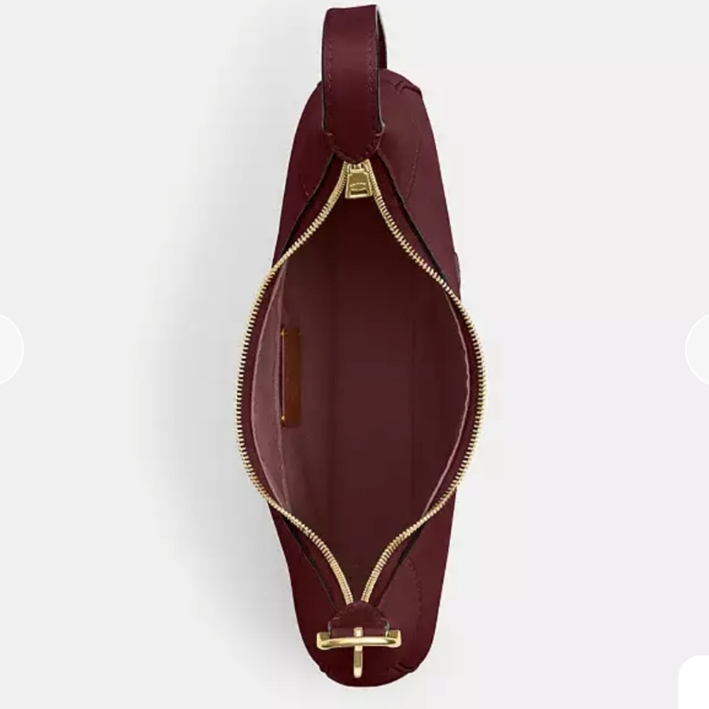 Coach Ella Maroon Shoulder Bag - Picture 6 of 8